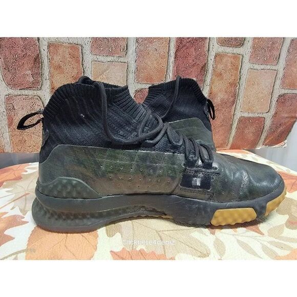 Under Armour Project The Rock 1 Men’s Shoes Size 8 Training Gym Workout Green - Picture 2 of 7